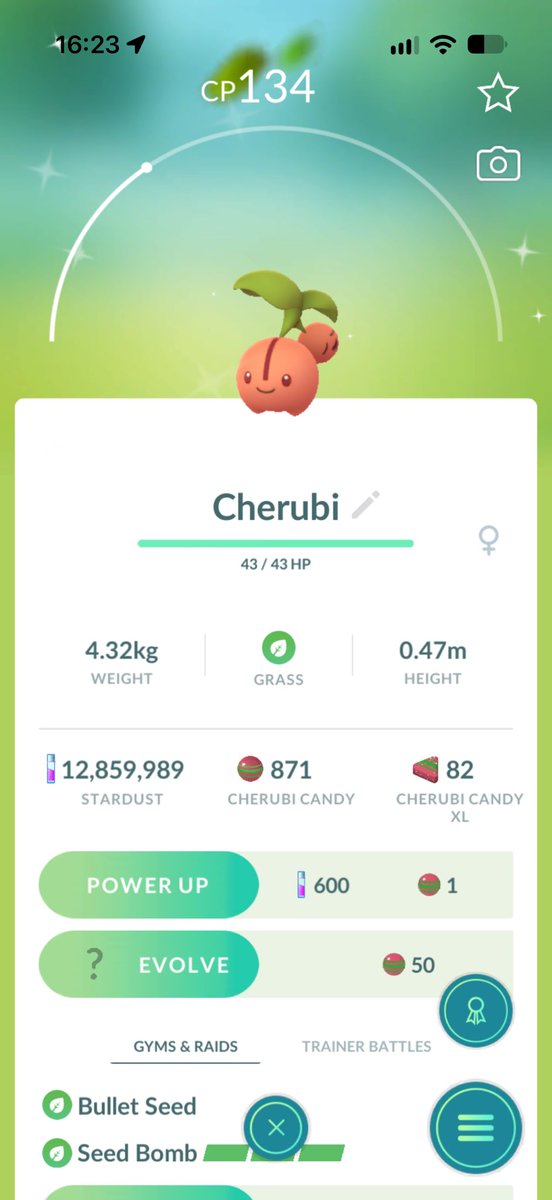 perennialxd's tweet photo. I did both the CatchMastery and the Premium CatchMastery, 80 Phantump caught in total, not a single shiny. Not even a hundo.
I managed to get 1 shiny Cherubi and 2 shiny Drifloon, but i’m extremely disappointed 😔
#PokemonGO #PokemonGOCommunity #PokemonGOEvent #PokemonGOFriends https://t.co/r02BN2n0XF