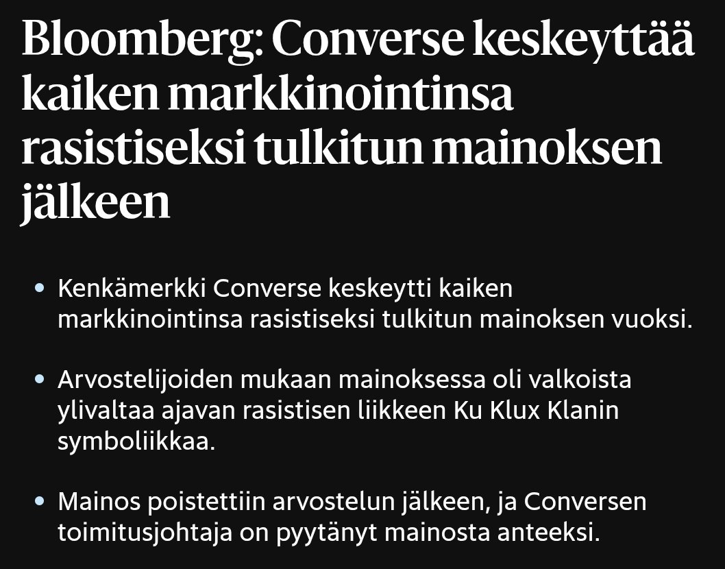 FatPjotr's tweet photo. Kertokaa millä mielikuvituksella tuosta näkee lynkatun jalat ja KKK:n hupun? Kula näitä höpöjuttuja keksii, ja miksi mainostajat edelleen menevät mukaan tähän sekoiluum? https://t.co/oOiLYgdVVP