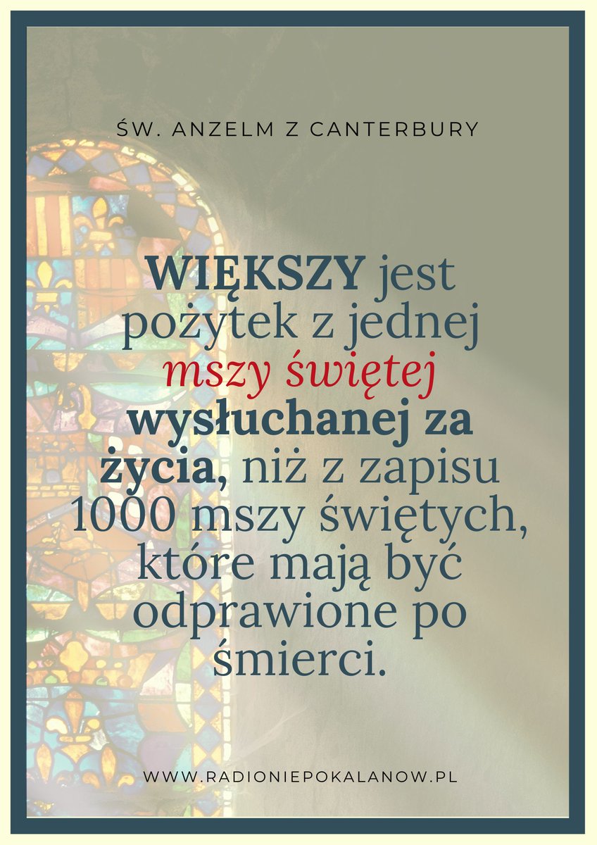 Rd_Niepokalanow's tweet photo. A #niedziela będzie dla nas!
#Eucharystia #Msza #Mszasw #ŚwAnzelm https://t.co/glvr7S5jji