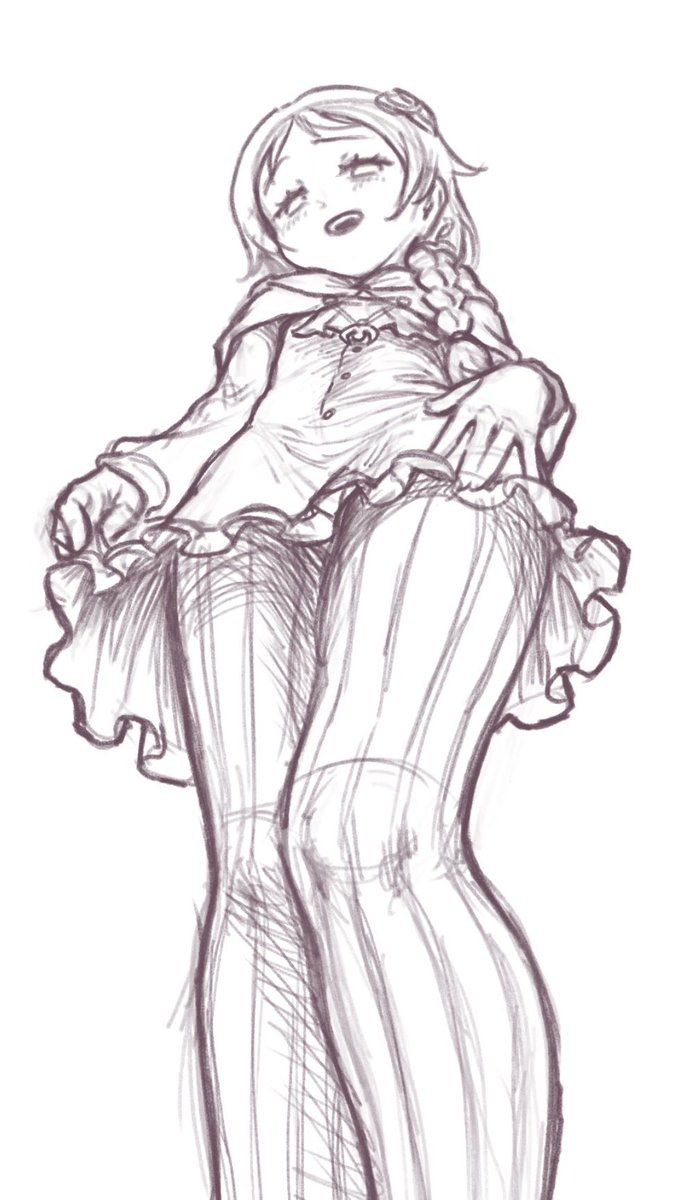 Barusuthegoat's tweet photo. Meili sketches. https://t.co/yE9EcDBdic