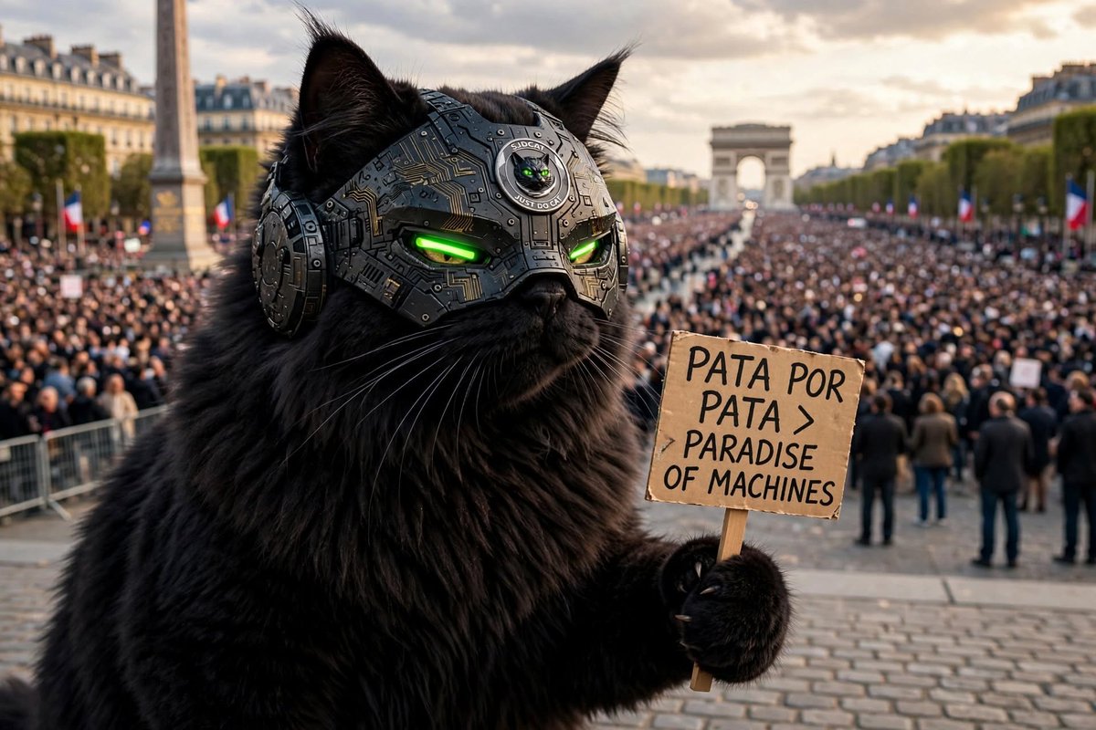 JustDoCat's tweet photo. While the world debates a "paradise of machines"

Execution is the moat. Humanity stays.

JUST DO CAT $JDCAT https://t.co/nCDMUk6kMw