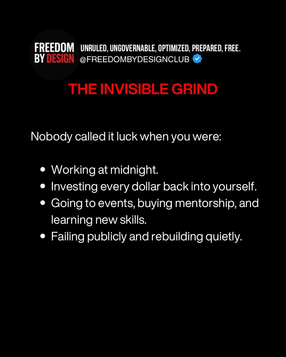 williamgreenjg0's tweet photo. They see the trophy, not the training. They see the harvest, not the planting. Let them call it luck while you keep paying the price for your results. Choose construction over comfort today. https://t.co/mqaYgk6x3r
