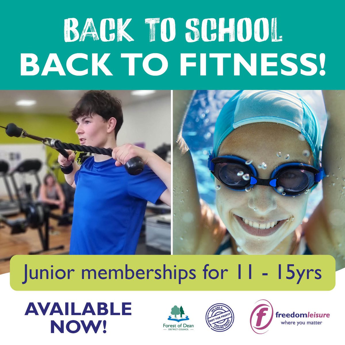 isabellarazbsf's tweet photo. New school year, new goals, new you! Build lasting healthy habits with our Junior Memberships, including unlimited swimming and gym access, junior sessions, classes, and expert induction. Join today! https://t.co/5cmwew614x