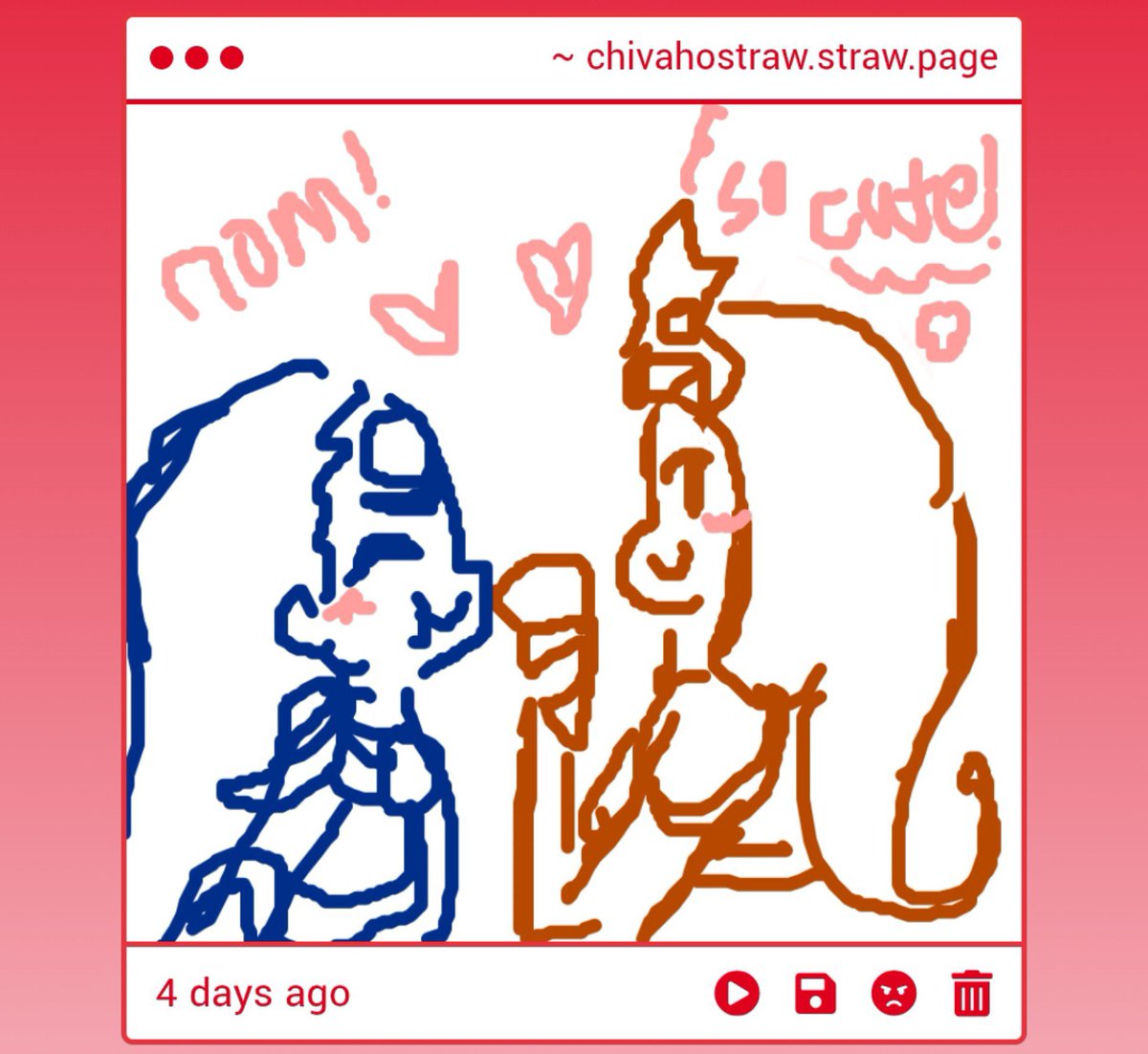 MoonlightLigh5's tweet photo. I love ppl drawing leodia in my strawpage 🥺 https://t.co/RcnbgfxnRT