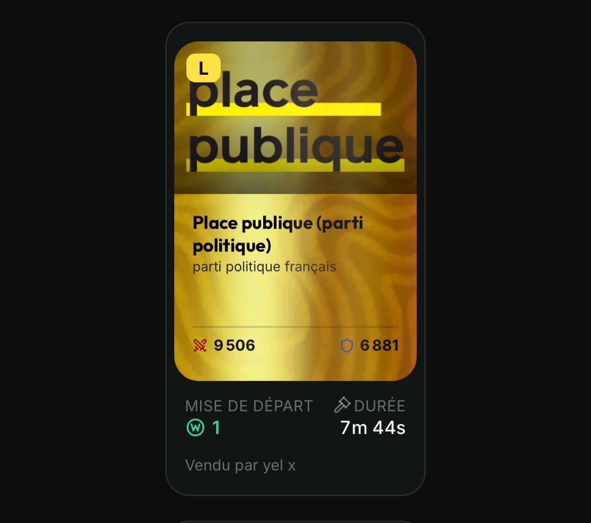 ivodka8's tweet photo. Une carte légendaire comme ça qui veut pas se vendre à plus de 1 wikibidou https://t.co/epHd4abm1M