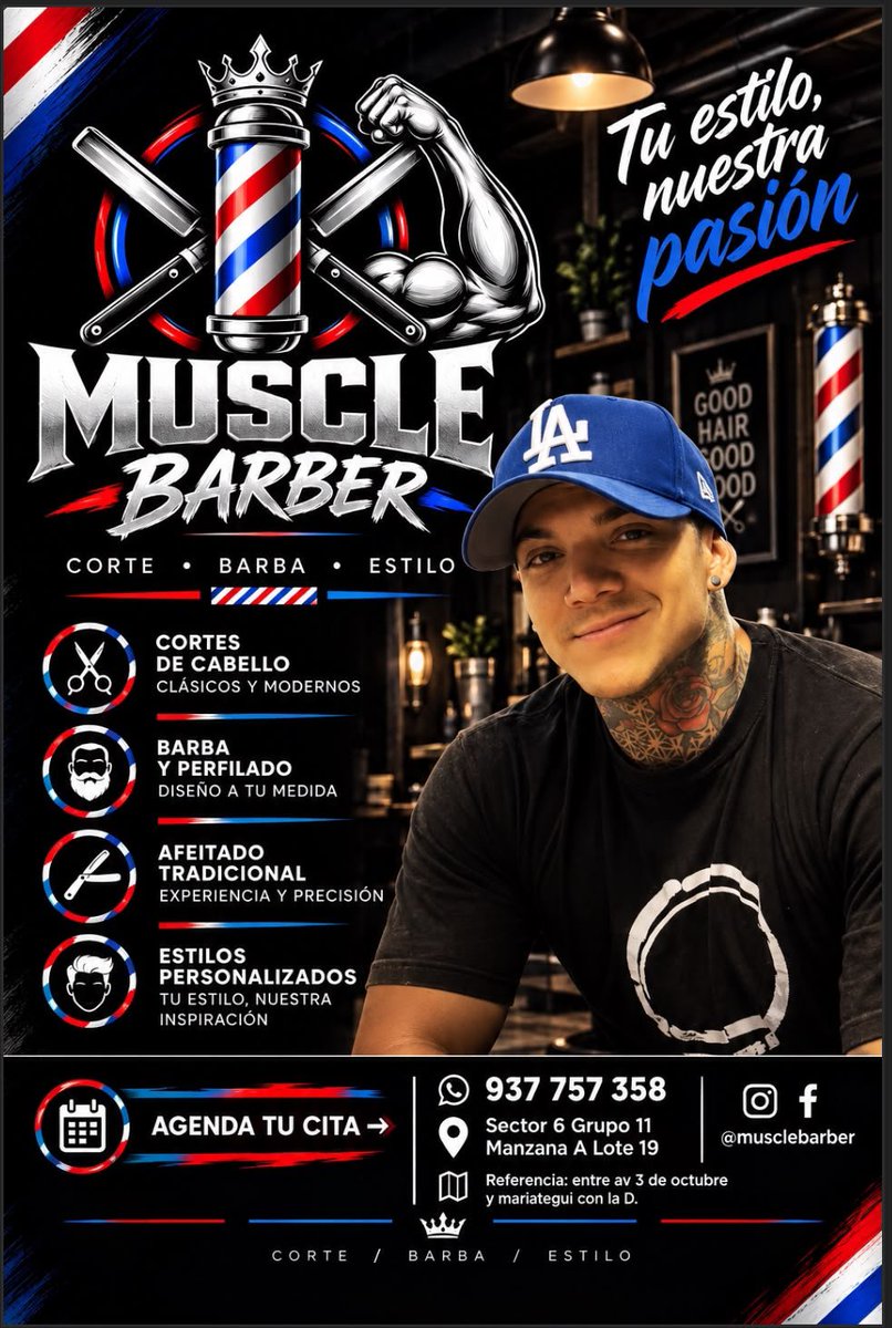 LPeru_sauna's tweet photo. Lperusauna recomienda MUSCLE BARBER de cesar https://t.co/cYtj1XIk11