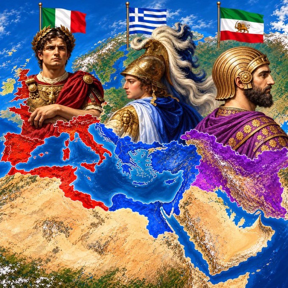 Sumeriannwarior's tweet photo. I would definitely Choose the Persian empire!

I love Greece and Rome but Persia was the most moral empire in the world.

No human sacrifice, freedom of religion, women's rights, and the abolishing of slavery.

For me Persia wins all the time!❤️🔥 https://t.co/t3Wx8ro5Tz