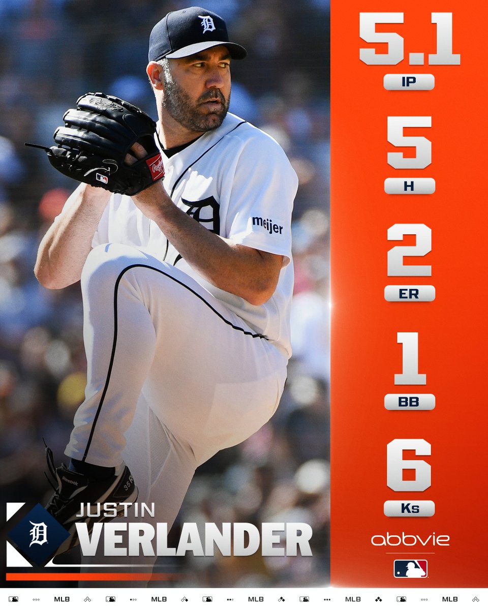 Justin Verlander finishes his legendary career with 3,560 strikeouts 👏

(MLB x @​AbbVie) 
 [📷](https://pbs.twimg.com/media/HTKpf4tWwAAH4YS.jpg) https://pbs.tw
