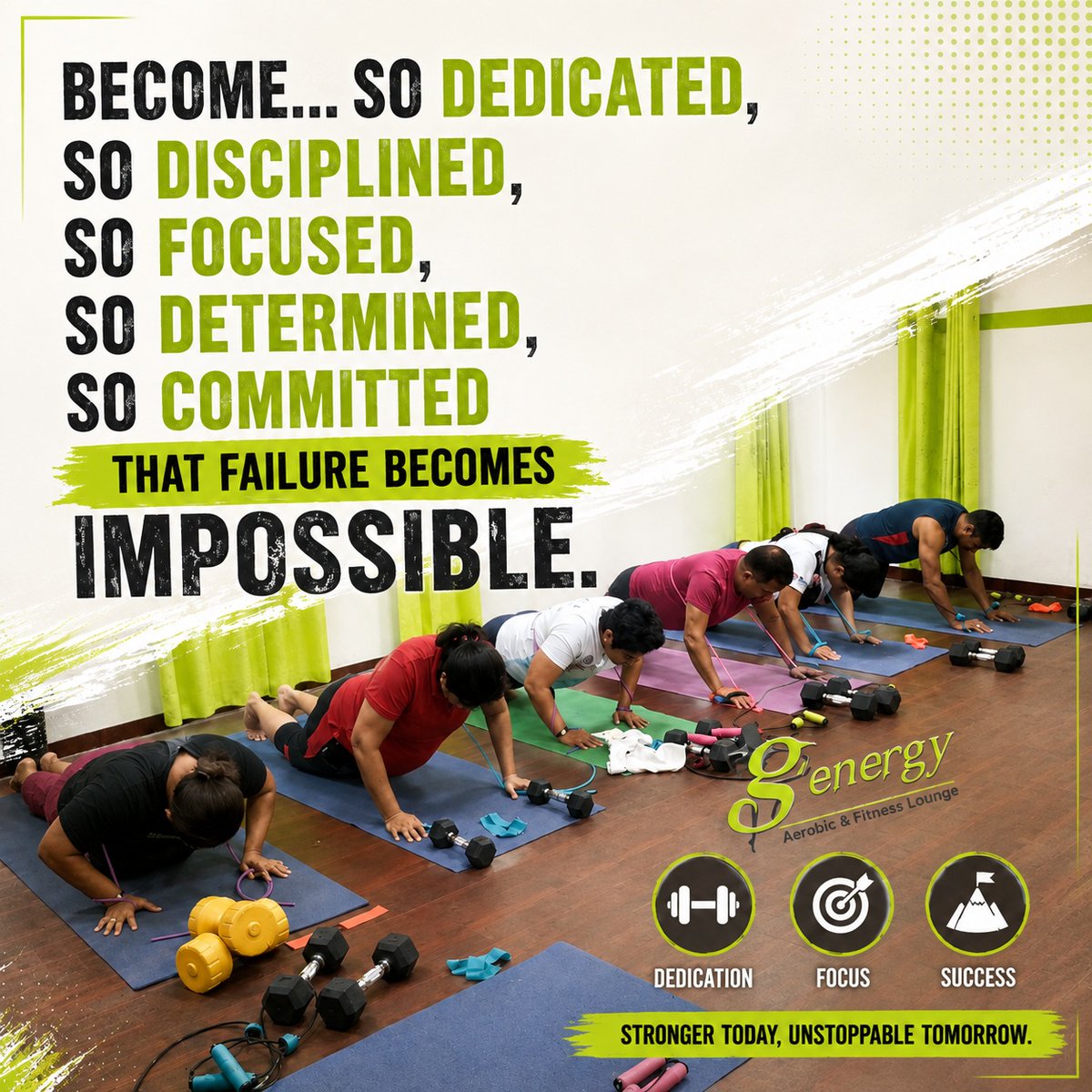 benjamingreen4p's tweet photo. Discipline today. Results tomorrow. Be so dedicated, focused, and determined that giving up is never an option. Every workout, rep, and drop of sweat brings you closer to becoming unstoppable. Contact Genergy Fitness and start your journey now. https://t.co/nmlWeaow1D