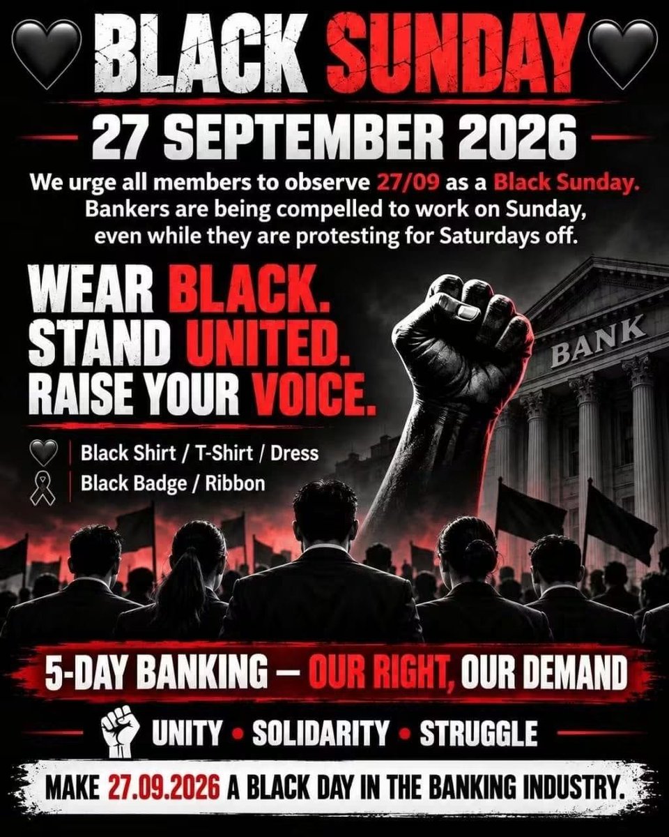 d_zcm's tweet photo. 27 Sep 2026 will be remembered as "Black Sunday" @CBOFofficial @inboc_intuc @UFBUIndia https://t.co/xzYOuIPCyH