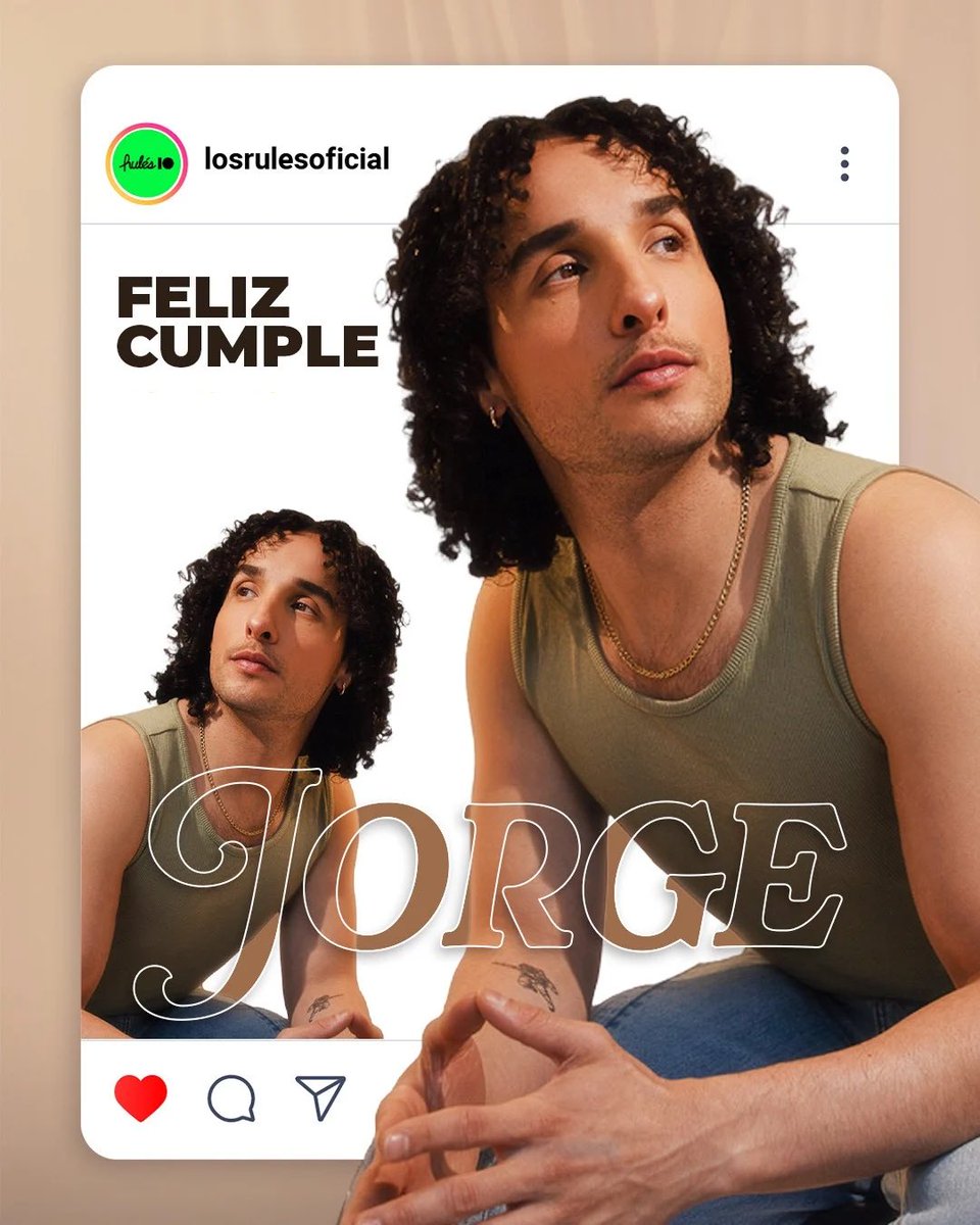 LosRules's tweet photo. FELIZ CUMPLE JORGE https://t.co/j6dRNoKtJq