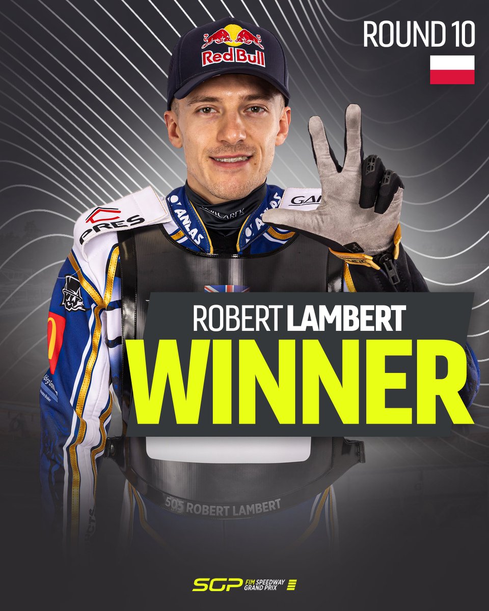 SpeedwayGP's tweet photo. Robert Lambert wins the #TorunSGP and claims the 2026 title💫🏆

What a season finale 💥

#SGP https://t.co/OXr40rKSkh