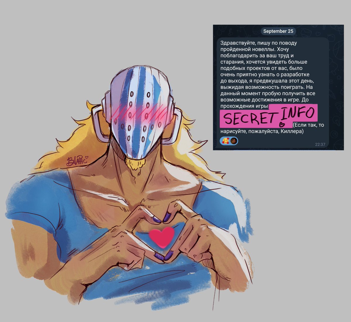 Blapichka's tweet photo. First person to find the secret in the game! Congrats, here’s your Killer! 🎉✨

#ONEPIECE #killerOP #sketch https://t.co/zbFoQPTbYe