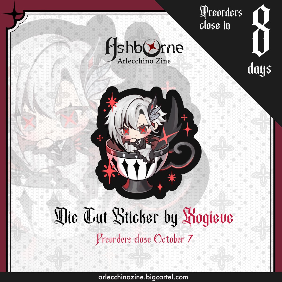 TheKnaveZine's tweet photo. 🩸 PRE-ORDERS WILL CLOSE IN 8 DAYS 🩸

Father invites you to tea. Don't keep her waiting, accept her invitation and grab our bundle while you still can. Only 8 days left before she takes her leave!

🌘https://t.co/iU2fLJgDxH https://t.co/hrMcuD393K