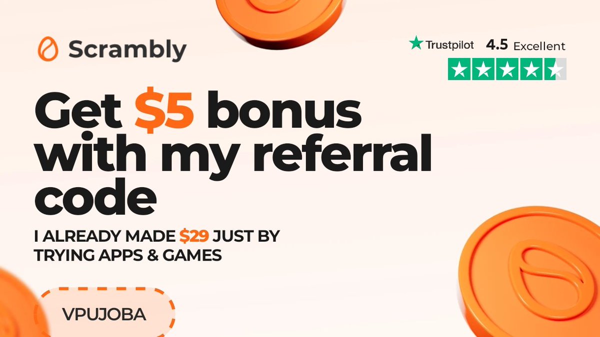 rodney_store's tweet photo. Join me on Scrambly and get a 5,000 coins bonus! Use my code VPUJOBA or this link: https://t.co/rp7pLkGQng https://t.co/jvOryFN6Ty