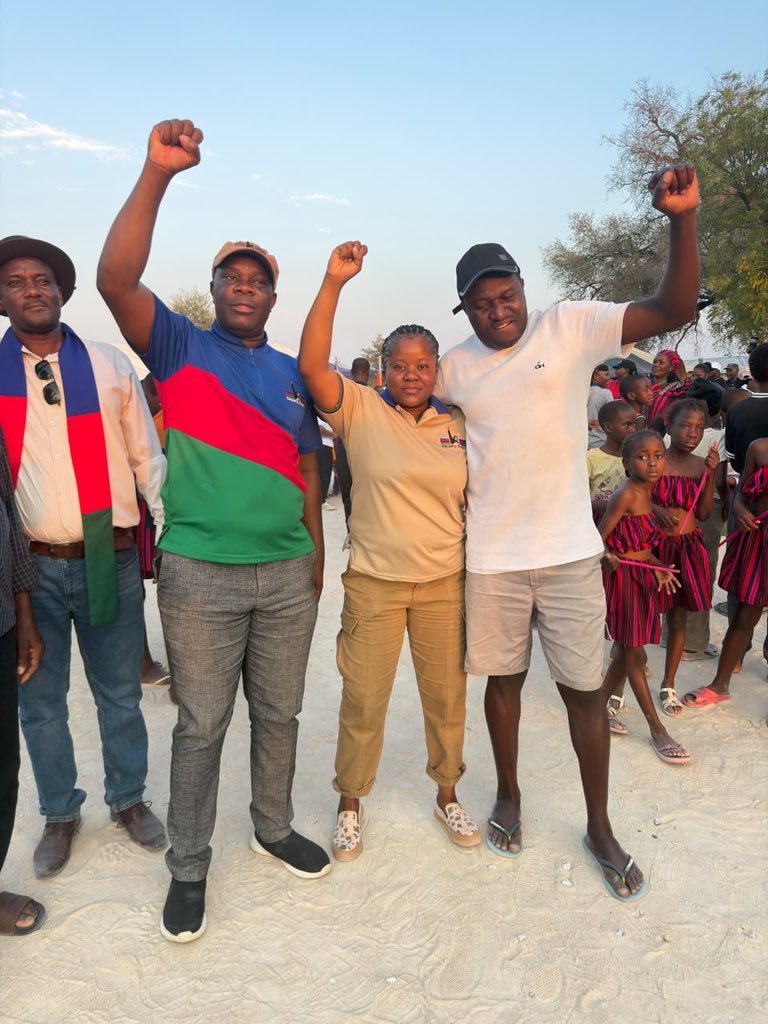 SPYLOfficial's tweet photo. In pictures| 📸| 26/09/2026

The Secretary of the SWAPO Party Youth League, Comrade Ephraim Nekongo, joined the Oshana region’s belated Heroes’ Day Commemoration, addressed by the Secretary General of SWAPO Party, Comrade Sophia Shaningwa at the Party Regional Offices in Oshakati. 

#SPYLOnTheMove