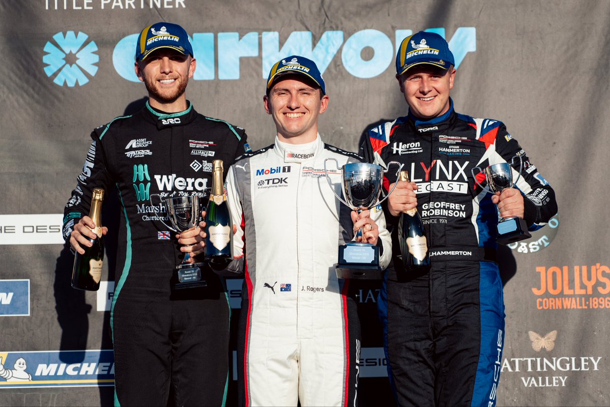 teamparkeracing's tweet photo. Day two at Silverstone✔️

Race day is officially underway at the National Circuit, with Sprint Challenge GB kicking off the racing action for Team Parker Racing.

A solid opening race saw the team fighting at the sharp end, with a 1-2 finish for Joshua Rogers and Joe Marshall. https://t.co/Ayh9ZlqtgA
