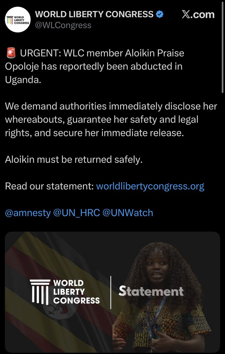 apple_lenz's tweet photo. @KagutaMuseveni #FreeUgandaNow
#StopAbductionsUg
#45YearsOfDictatorship 
#UgandaJudiciaryExhibition
#BobiWineThePeoplesPresident 
#FreeAllPoliticalPrisonersinUganda https://t.co/WgeWcSG0M9