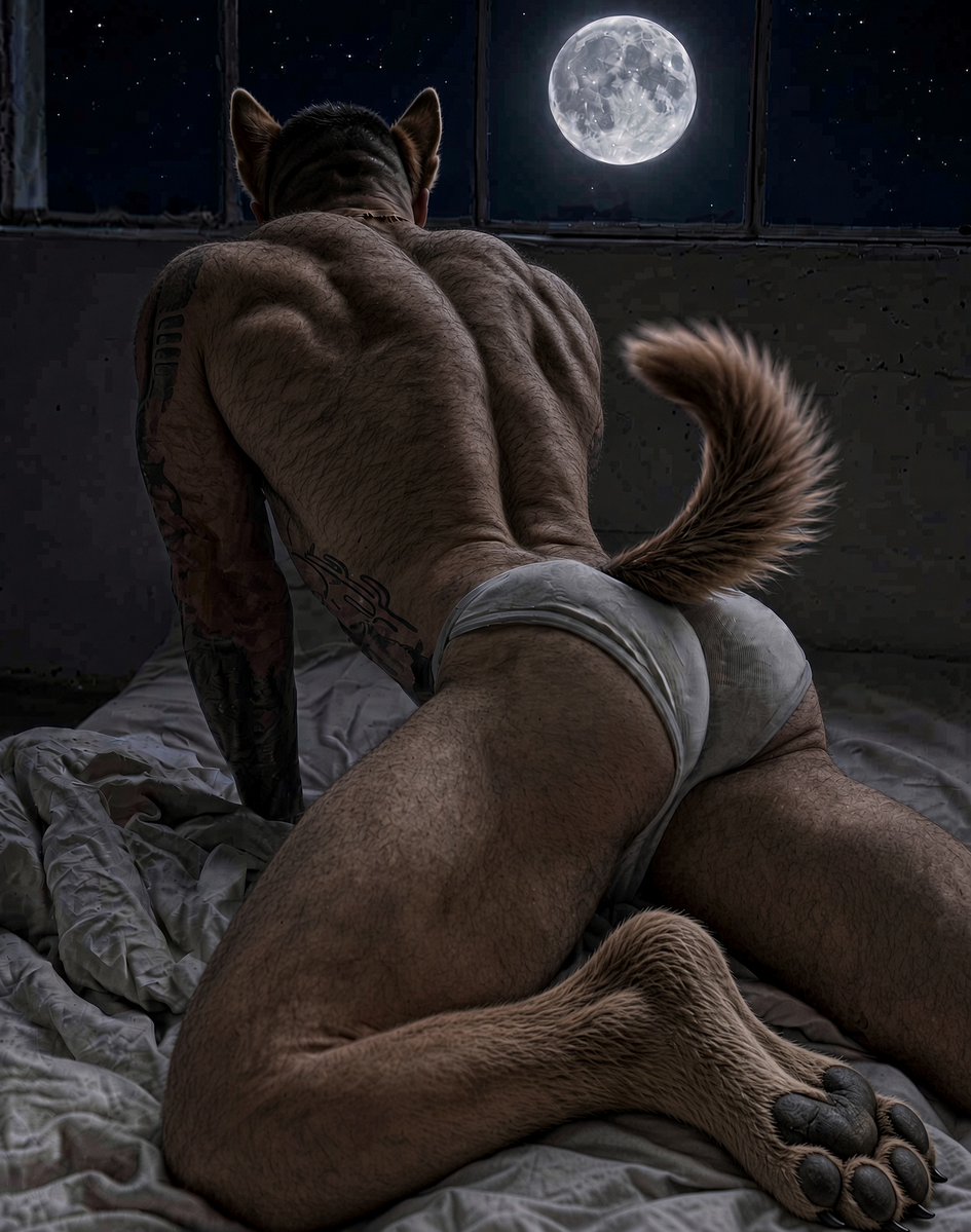 usertwenty18's tweet photo. Being knotted helps ease the pain of transformation. Who’s going to help this good boy out?

#werewolf #tf #werewolftf #werewolfweekend https://t.co/1E1k7VU9Ho