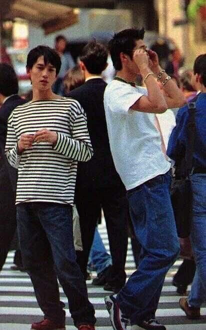 soundofsunspot's tweet photo. masanobu ando &amp; ken kaneko in kids return (1996) https://t.co/sWcRG81GOW