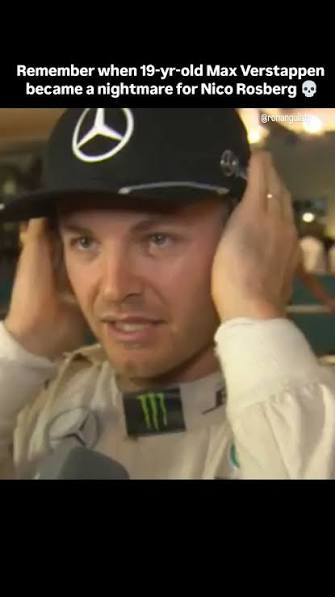 MV33Racing's tweet photo. Three generations of Mercedes drivers. One common problem: Max Verstappen.

2016, Nico Rosberg: "Of all days, I thought I wouldn’t see him...and there he was again."

2021, Lewis Hamilton: "Is he behind me? On the soft tyres?"

2026, George Russell: "It was the highest pressure I’ve ever had in F1."