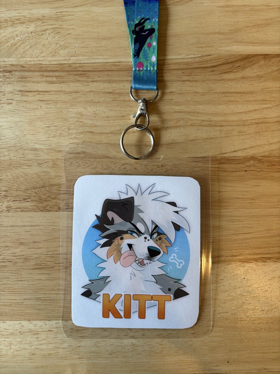 kittkatt315's tweet photo. Got my badge printed and laminated at the public library lol https://t.co/2gjsVKLTER
