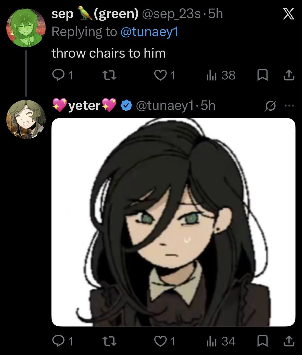 fivessya's tweet photo. using my ira sprite even when i have him blocked lmfao what a dork https://t.co/4OPgJ1VFUc