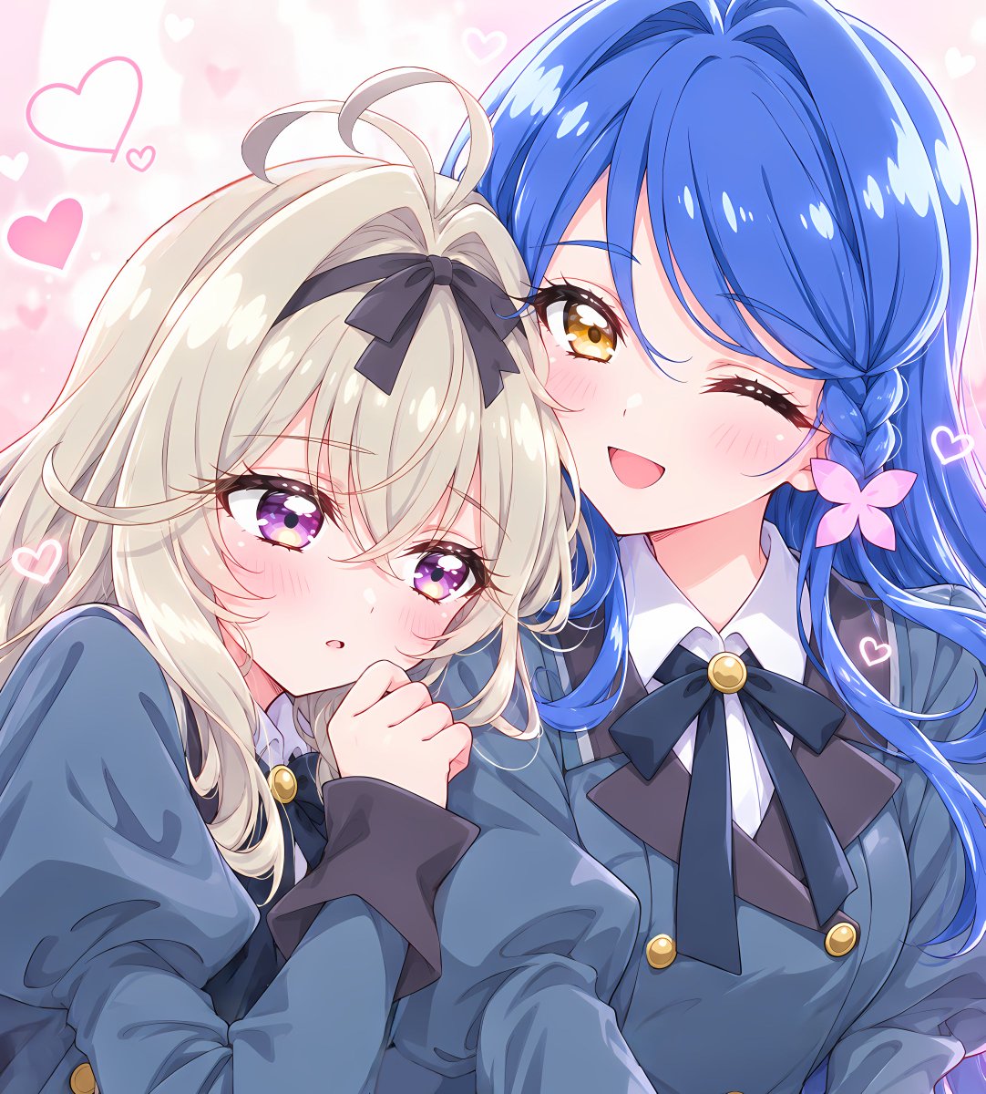 kuoria_aiart's tweet photo. 2人の制服姿が好きすぎました💕

森亜るるか / 帆羽くれあ
#たんプリ #precure #プリキュア https://t.co/1MSPjGQuKP