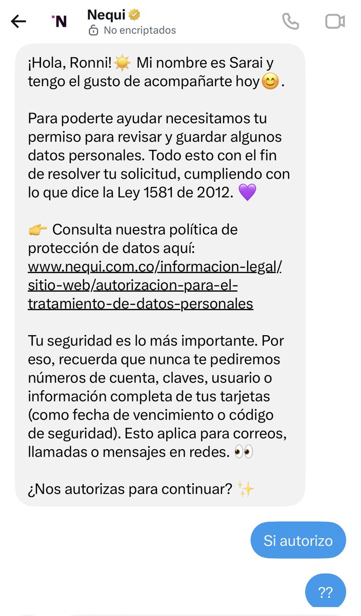 roking_6's tweet photo. @Nequi Hasta cuando ? No hay solución @sicsuper 🙄 https://t.co/txjVS2IFFp