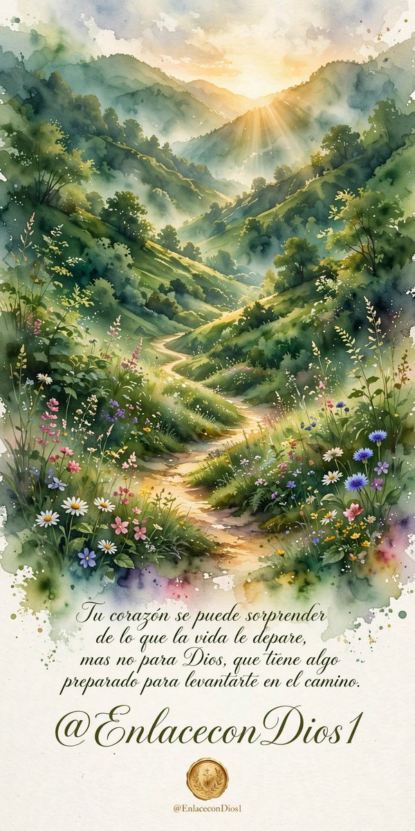 ENLACECONDIOS1's tweet photo. TU CORAZÓN SE PUEDE SORPRENDER DE LO QUE LA VIDA LE DEPARE,MAS NO PARA DIOS QUE SIEMPRE TENDRÁ ALGO PREPARADO PARA LEVANTARTE EN EL CAMINO..!!
#Diosentrenosotros
#Luzinterior
#Luzentucamino https://t.co/xlvntw49Bq