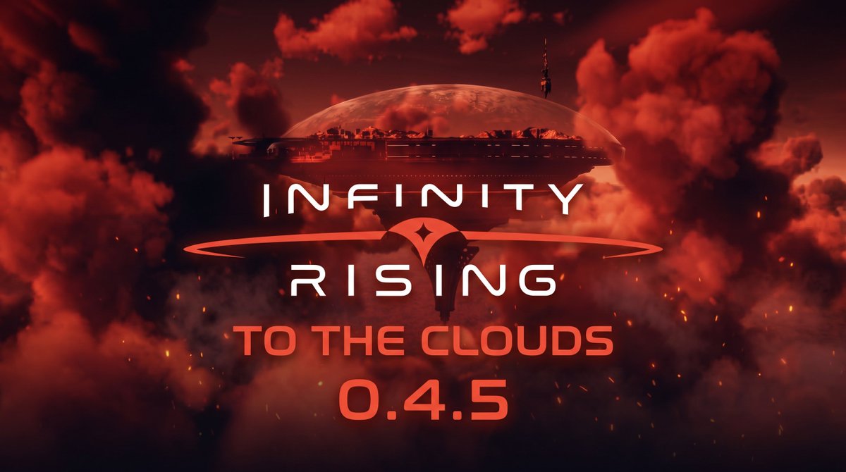 InfinityRisingX's tweet photo. 0.4.5 To The Clouds is live.

Free Flight for non-racing ships. Volumetric clouds. True First Person. Gear that affects protection and movement. Tree cutting and surface mining. Rift Enforcers roaming Solace.

Season of the Shadows starts now. Bring a camera.

#infinityrising https://t.co/ojVYua4erh