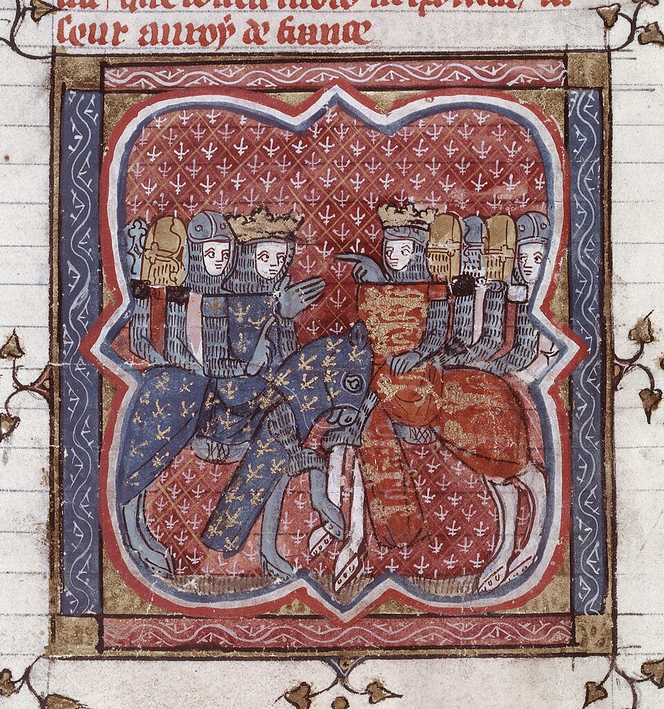 Medievalhtybuff's tweet photo. Richard The Lionheart pointing an accusing finger at Philip II https://t.co/Kz8CBAxLit
