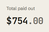 useforkcash's tweet photo. 2nd Payout done! 

$754.

FORK. https://t.co/AsCuXelz7L