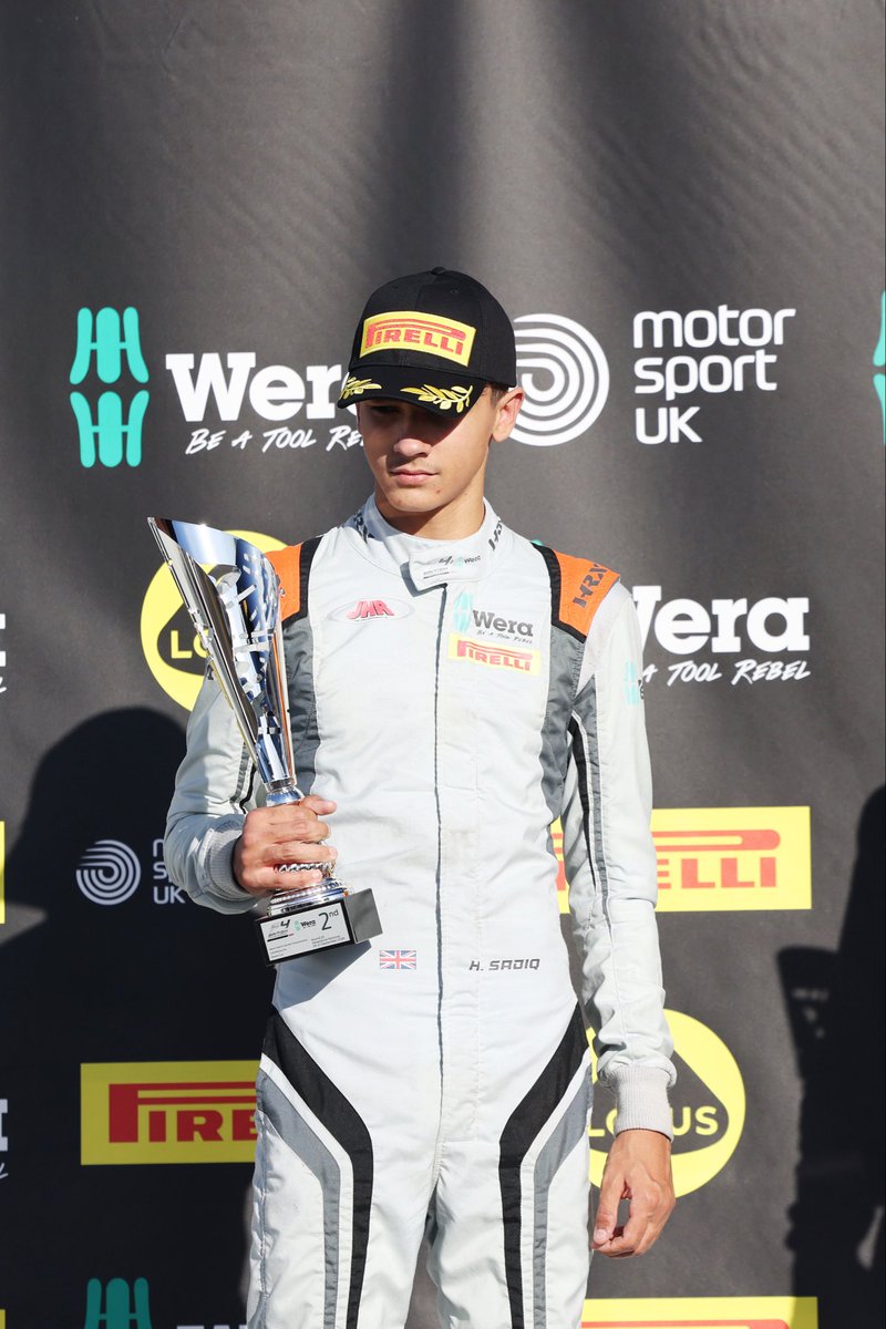 JHRdevelopments's tweet photo. A memorable day at Silverstone for the team!

The highlight came from Haarni, who secured his first-ever Rookie podium in British F4!!A fantastic milestone and a well-earned reward for all the hard work.

We’ll be back on track tomorrow, ready to finish the weekend on a high! https://t.co/VFA1MFiS5Z