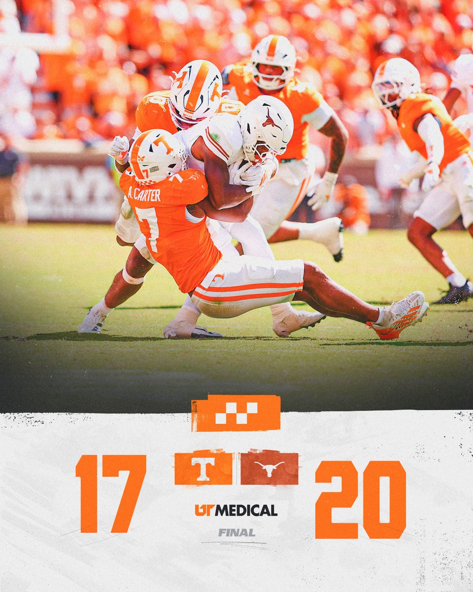 Vol_Football's tweet photo. Came up short. https://t.co/wTZqF102uv
