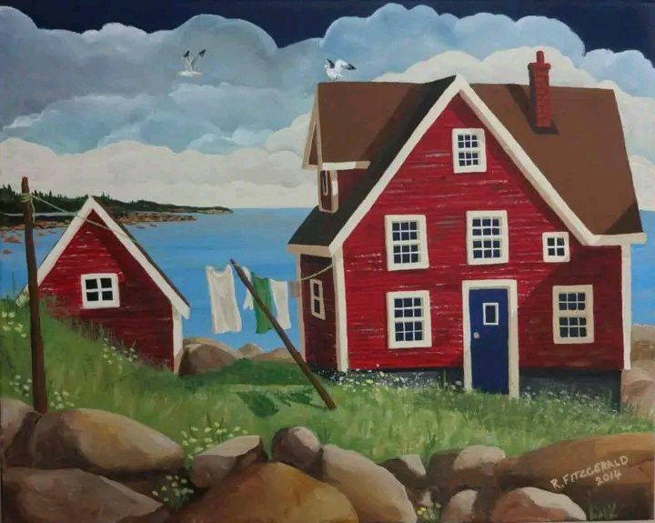 AnnaBanana62801's tweet photo. Time for a random click selection from my " paintings "  file. Here is a completely blink pick of some of my art.... It has been a while
Artist : Anna Wilson (b 1967) 
New foundland and Labrador. https://t.co/jzxcUf03Zu