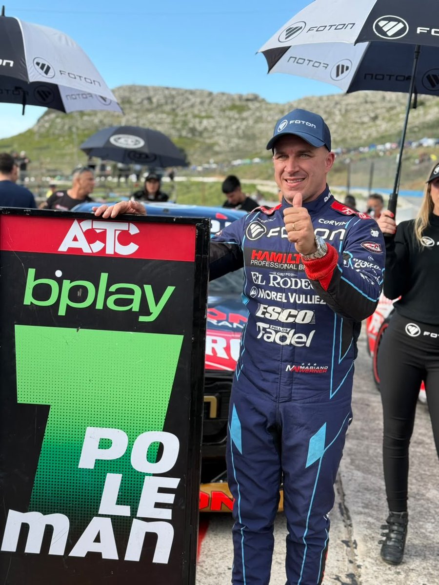 mundosportextra's tweet photo. #TCPickUp | MARIANO WERNER, EL POLEMAN ⚡️
👉🏻 El piloto de Paraná se quedo con la clasificacion en Balcarce con un tiempo de 1.39.866
2️⃣ Diego Azar
3️⃣ Agustin Canapino
4️⃣ Otto Fritzler
5️⃣ Marco Dianda https://t.co/4RTCjMI72v