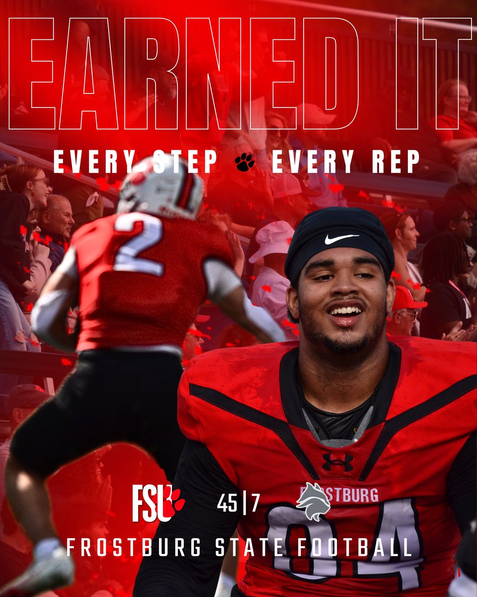 FrostburgFB's tweet photo. Earned It πΎ β°οΈ π΄β«οΈ
#earnedit #win #football #gameday https://t.co/Th3hwcf5di