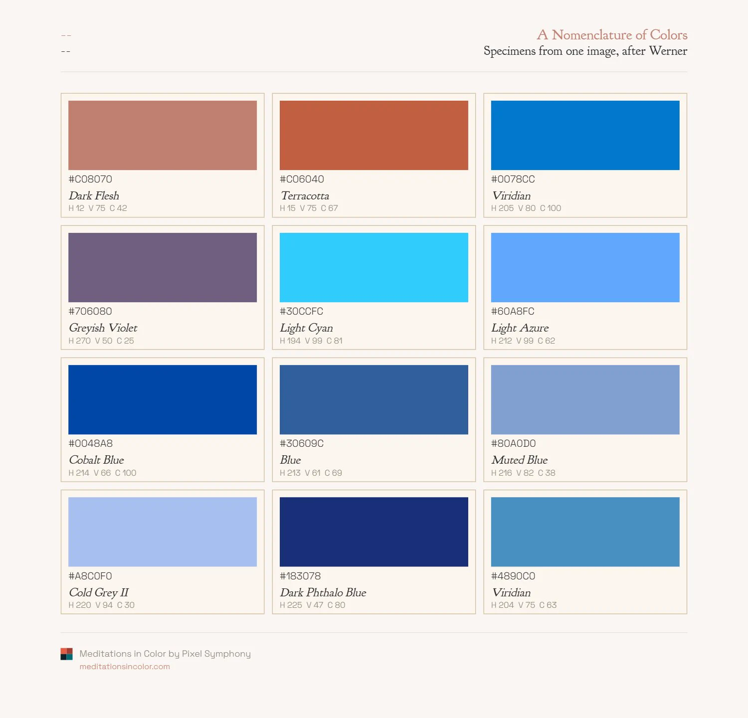 Meditations in Color on X: 