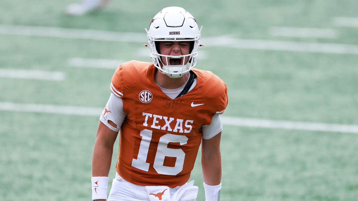 Novig's tweet photo. Since the Loss to Ohio State week 1 last season, Arch Manning has:

Beat #6 Oklahoma 
Beat #9 Vanderbilt
Beat #3 Texas A&amp;M
Beat #18 Michigan
Beat #1 Ohio State
Beat #14 Tennessee 

Texas cannot be stopped right now. https://t.co/tvKdL0IIRJ
