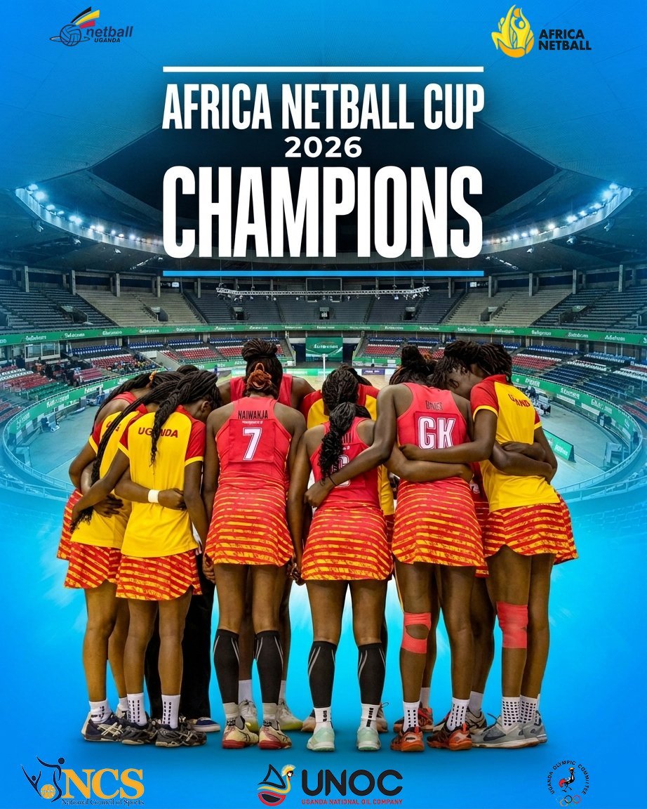 Megwa_Tv's tweet photo. Uganda defeat South Africa 56-53 in a thrilling final to lift the Africa Netball Cup! 🔥 https://t.co/rGw2dZDd4d