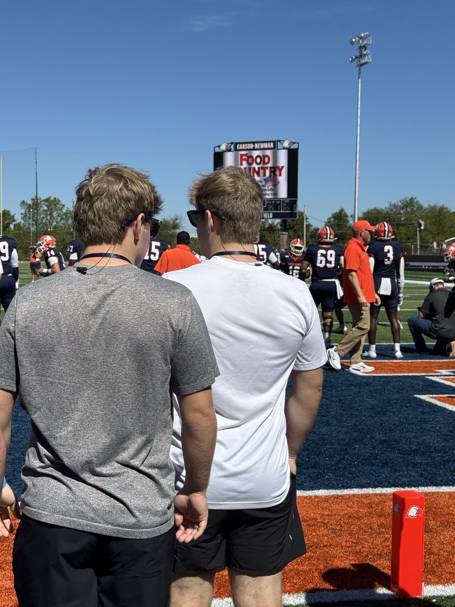 KiptynRasco53's tweet photo. Had a great game day visit @cnfootball 
@CoachBennett29 @CoachCamps @RecruitGeorgia @CoachAG_53 @CoachKChism @PickensFootball https://t.co/m6VZHMCkE3
