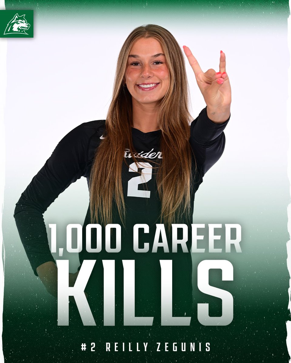 WSUVball's tweet photo. 1️⃣0️⃣0️⃣0️⃣ 𝗖𝗔𝗥𝗘𝗘𝗥 𝗞𝗜𝗟𝗟𝗦 🏐
Congratulations, Reilly! 👏
She reached the milestone during the third set of today's sweep!
#RaiderUP | #RaiderFamily https://t.co/uuOEwMqq98