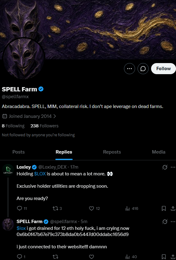 Rollolol's tweet photo. @quickpolyx @Loxley_DEX another bot again. Du scheiß dreck. Go f urself. https://t.co/ZiVAdIxJ7z