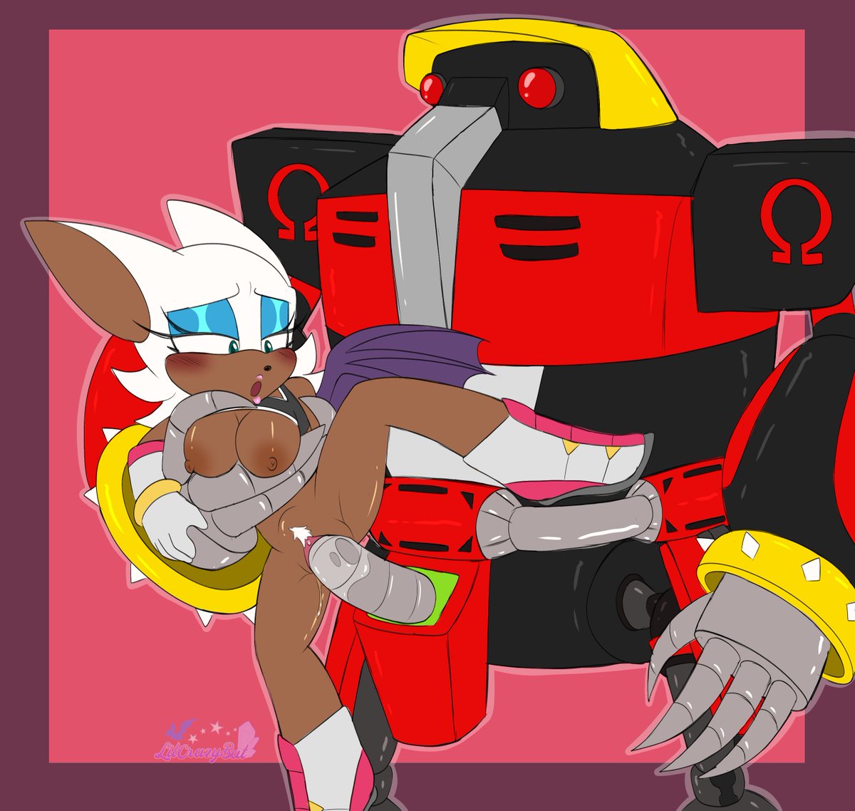 Lilcrazybat's tweet photo. Commission for GERT on Vgen!

#sonicnsfw #rougethebat #omega https://t.co/fKNYiWMtGD