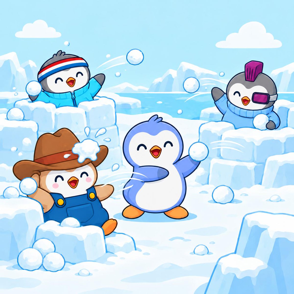 wodlworld's tweet photo. Snowball fight, Nobody knows the score. ❄️ https://t.co/Pyta7AIQIq