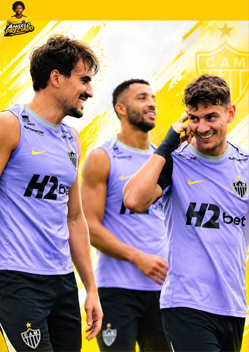 Angeloprecx4vg's tweet photo. 🔥💜 Trabajo, compañerismo y buenas energías en Atlético Mineiro.

El equipo sigue trabajando con intensidad y unidad, disfrutando cada momento dentro y fuera de la cancha. 🖤🤍⚽

¡Juntos por más! 💪🏆 #AtleticoMineiro #Galo #CAM #FutbolBrasileño #FutbolMexicano https://t.co/3Q0G4ROhkz