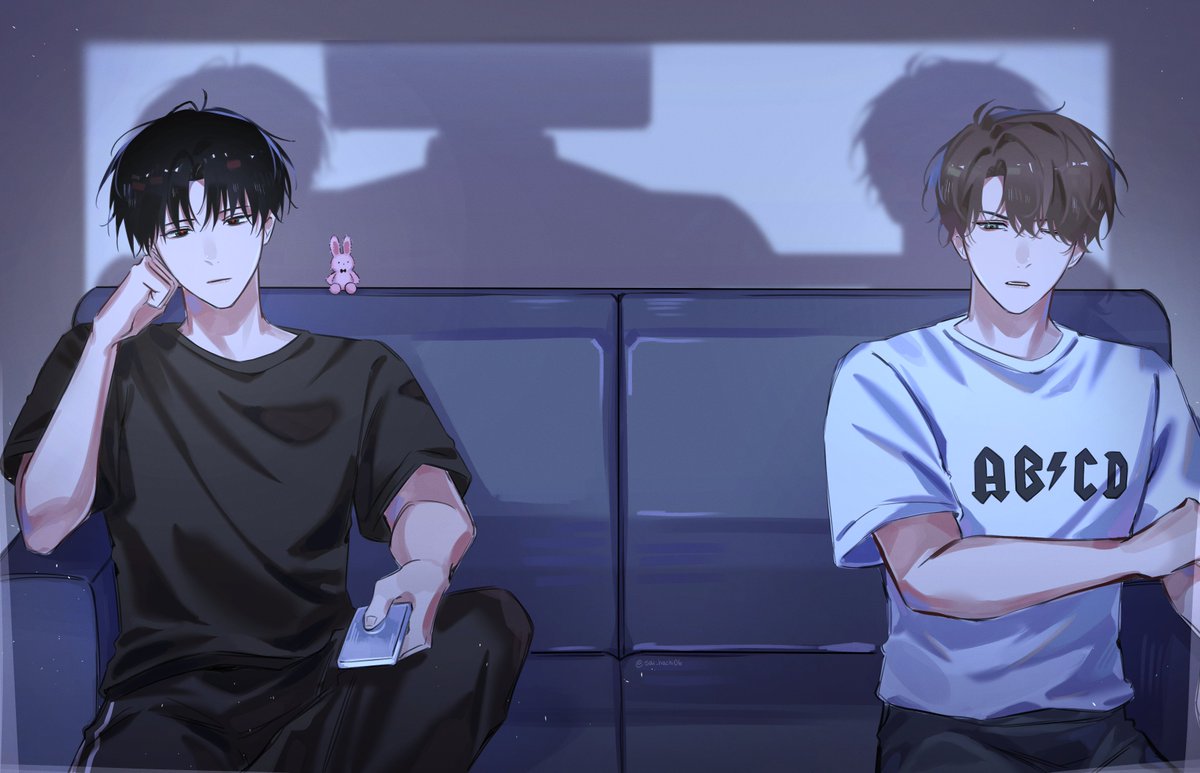 sai_hachi06's tweet photo. Super fun movie night with your roommate(s)!!!
#괴담출근 https://t.co/Ria9q2o2sn