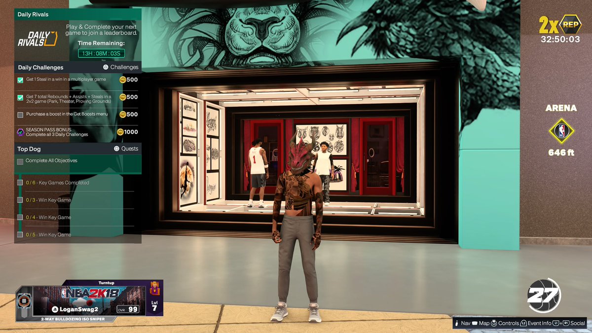Loganswag2yt's tweet photo. Anyone else Have Problems With They Tattoo On 2k?? #fyp #2k27 #nba2k #trending #2k https://t.co/k7CvHKl5jn
