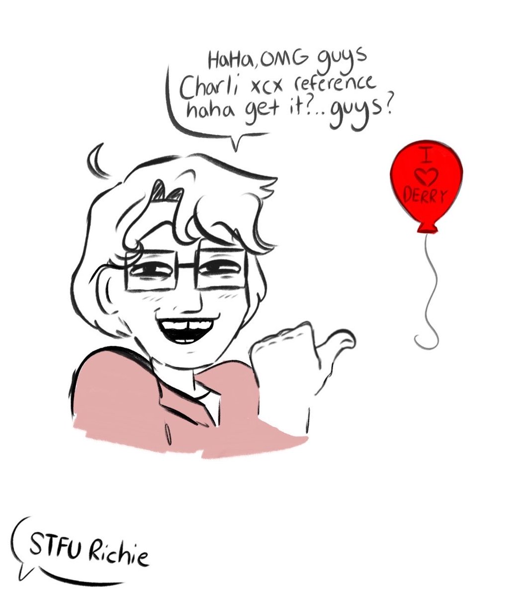 dotthatdoodles's tweet photo. somebody slime him out/j 
#IT #charlixcx https://t.co/4fki5Opshp